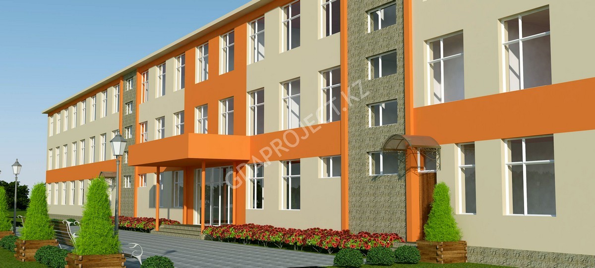 Капитальный ремонт здания «Средней школы с дошкольным мини центром им. Туркебаева»