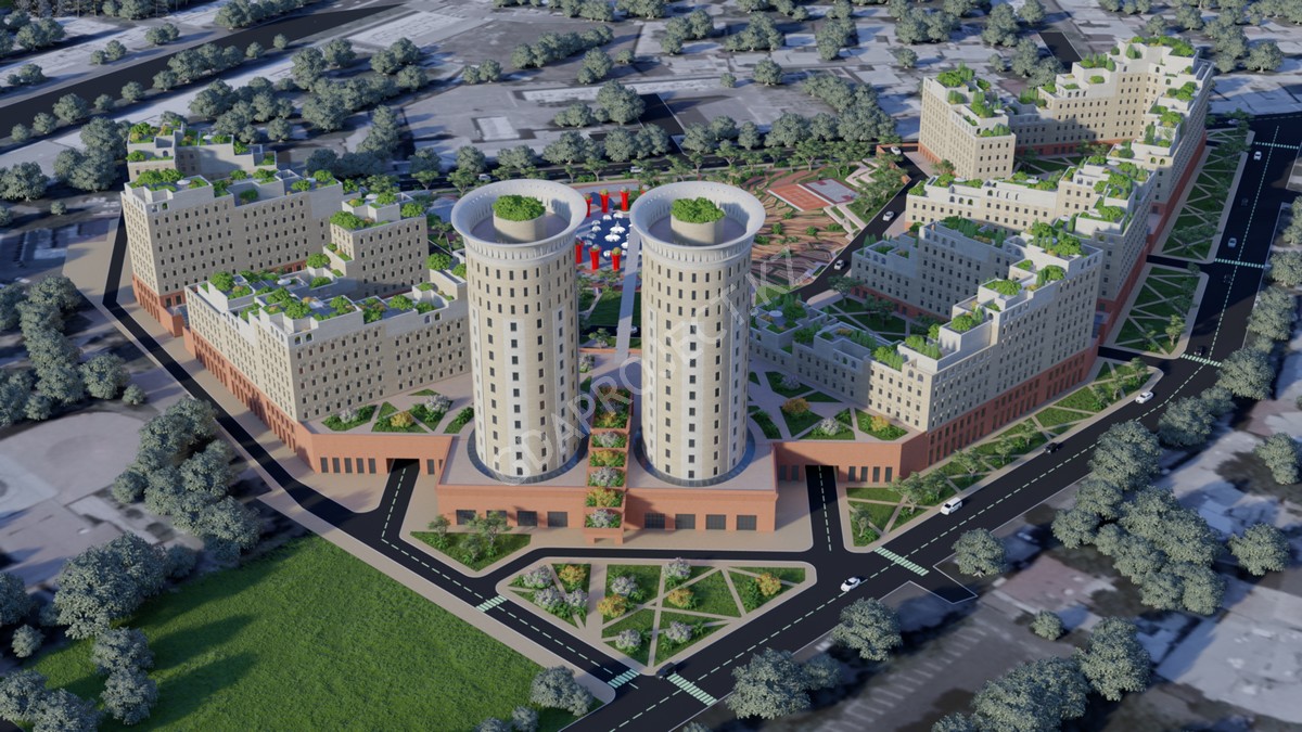 Концепция жилого комплекса в г. Ташкент