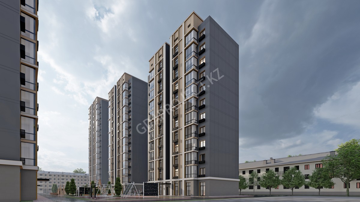 Концепция многоэтажного жилого комплекса в г. Алматы
